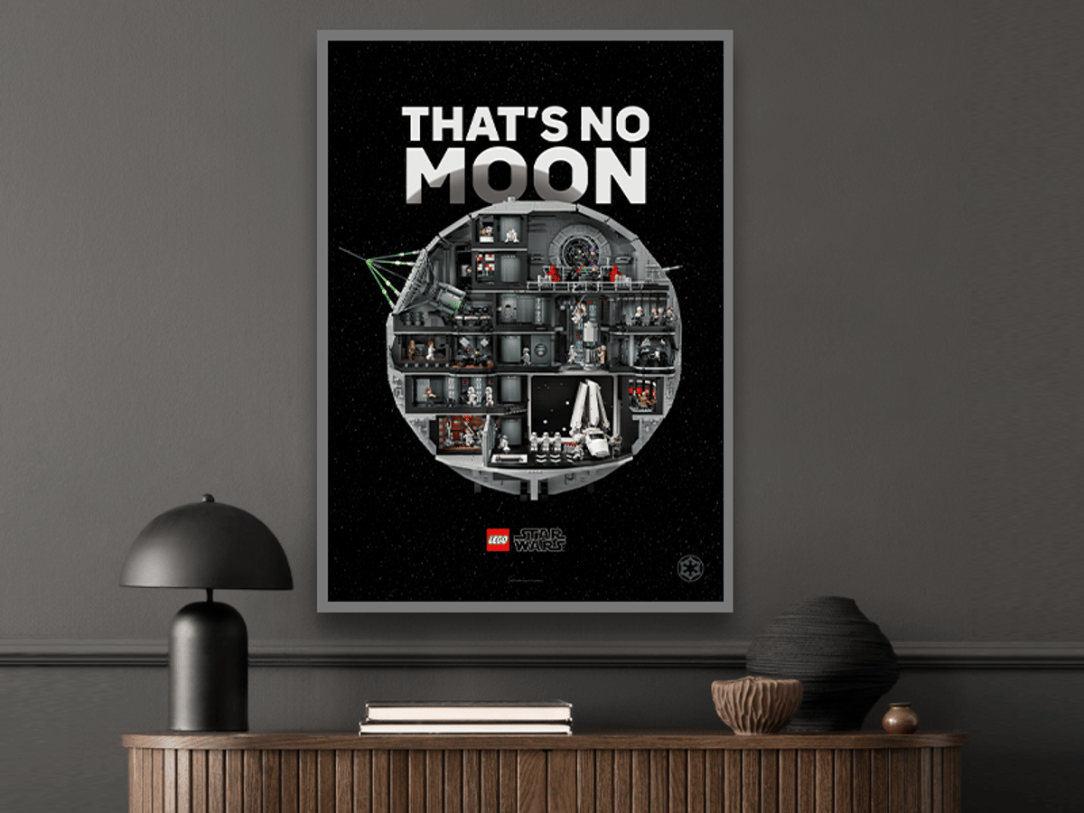 LEGO Exclusives: Star Wars Death Star Supersize Premium Print