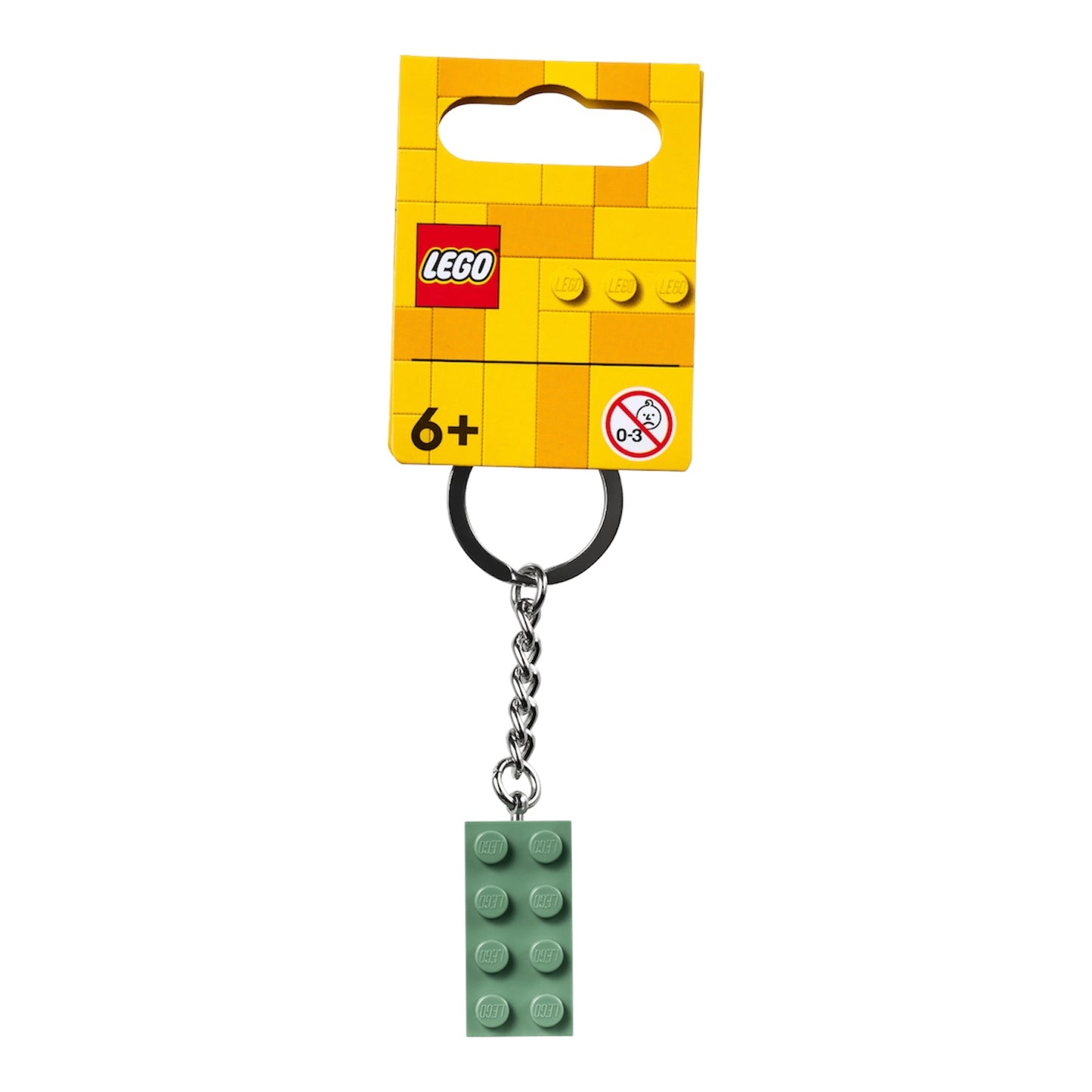 LEGO: 2x4 Sand Green Key Chain 854159
