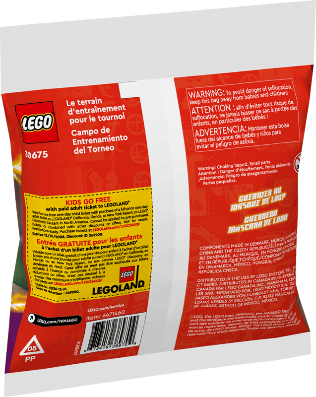 Ninjago: Tournament Training Ground & Kai and Rapton's Temple Battle 30675