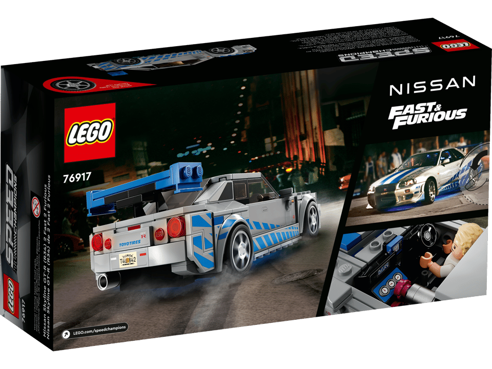 Speed Champions: 2 Fast 2 Furious Nissan Skyline GT-R (R34) 76917