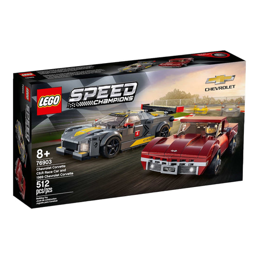 Speed Champions: Chevrolet Corvette C8.R Race Car and 1969 Chevrolet Corvette 76903