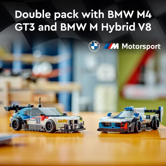 Speed Champions:  BMW M4 GT3 & BMW M Hybrid V8 Race Cars  76922