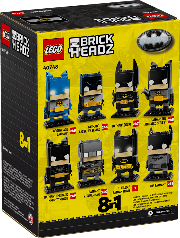 BrickHeadz: Batman 8in1 Figure 40748