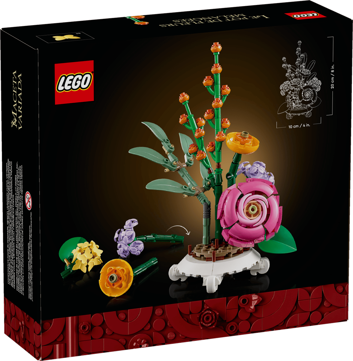 Botanicals: Mixed Flowerpot 40762