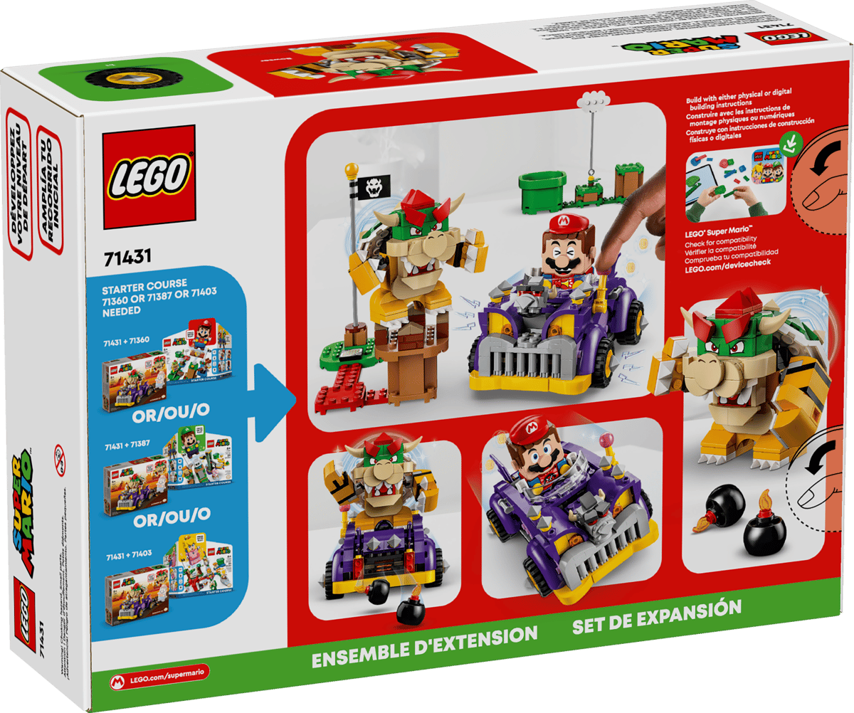 Super Mario:  Bowser's Muscle Car Expansion Set 71431