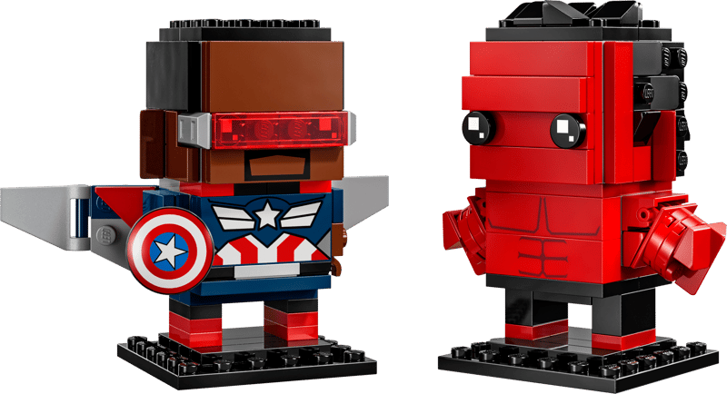 BrickHeadz:  Captain America & Red Hulk Figures 40668