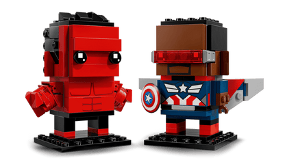 BrickHeadz:  Captain America & Red Hulk Figures 40668