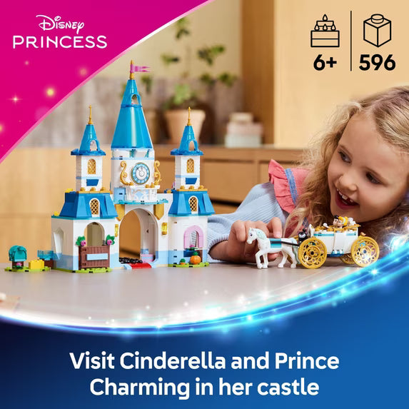 Disney: Cinderella's Castle & Horse Carriage 43275