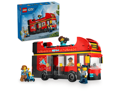 City: Red Double-Decker Sightseeing Bus 60407