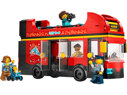 City: Red Double-Decker Sightseeing Bus 60407