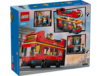 City: Red Double-Decker Sightseeing Bus 60407