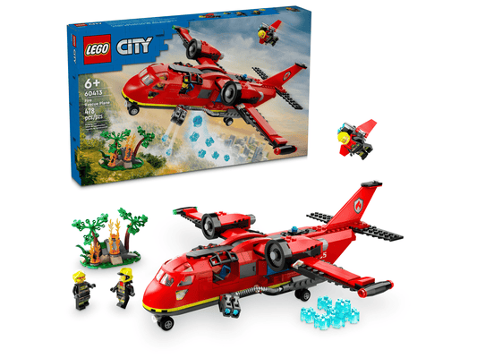 City: Fire Rescue Plane 60413