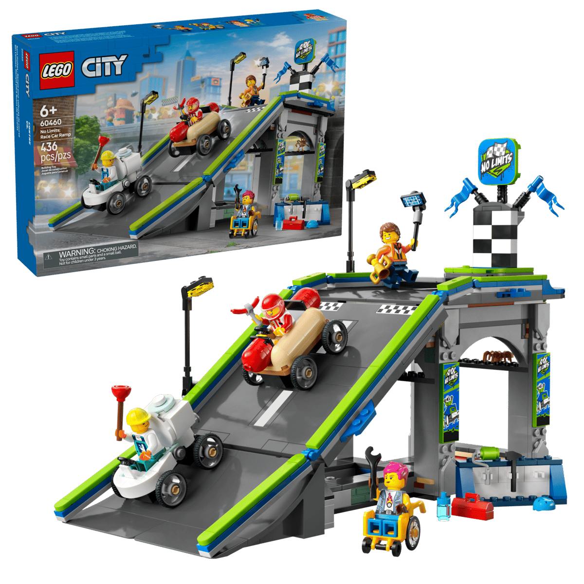 City: No Limits: Race Car Ramp Track 60460