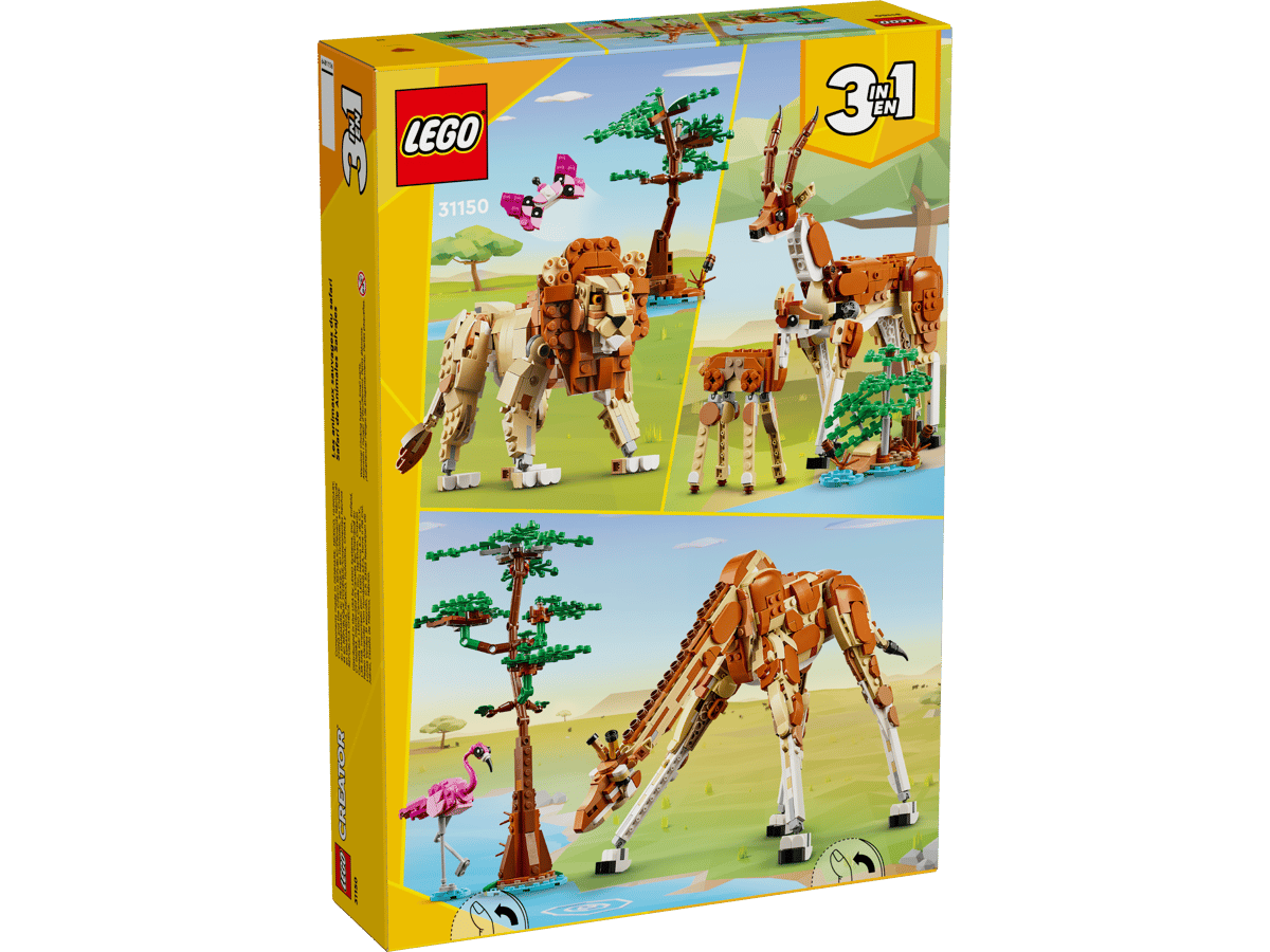 Creator 3 in 1: Wild Safari Animals 31150