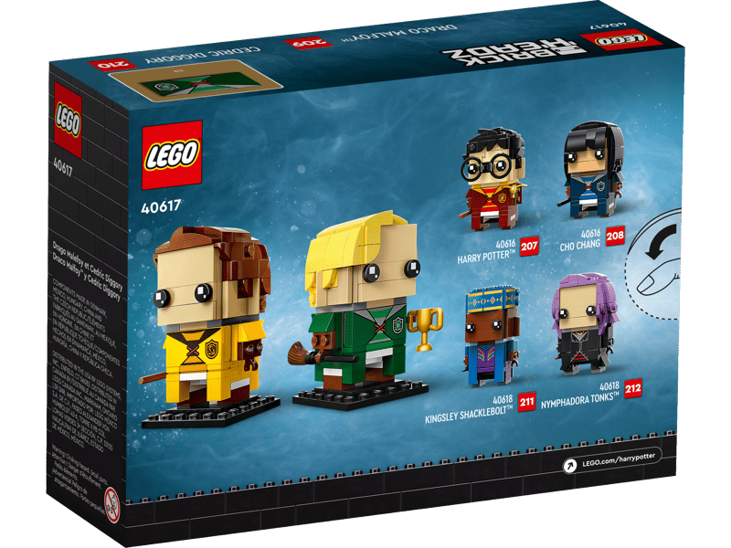 BrickHeadz:  Draco Malfoy & Cedric Diggory 40617