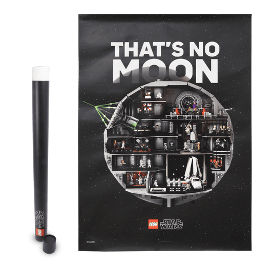 LEGO Exclusives:  Star Wars Death Star Supersize Premium Print