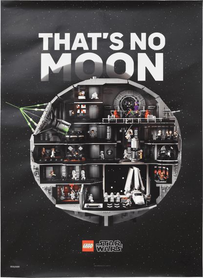 LEGO Exclusives:  Star Wars Death Star Supersize Premium Print