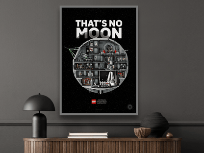LEGO Exclusives:  Star Wars Death Star Supersize Premium Print