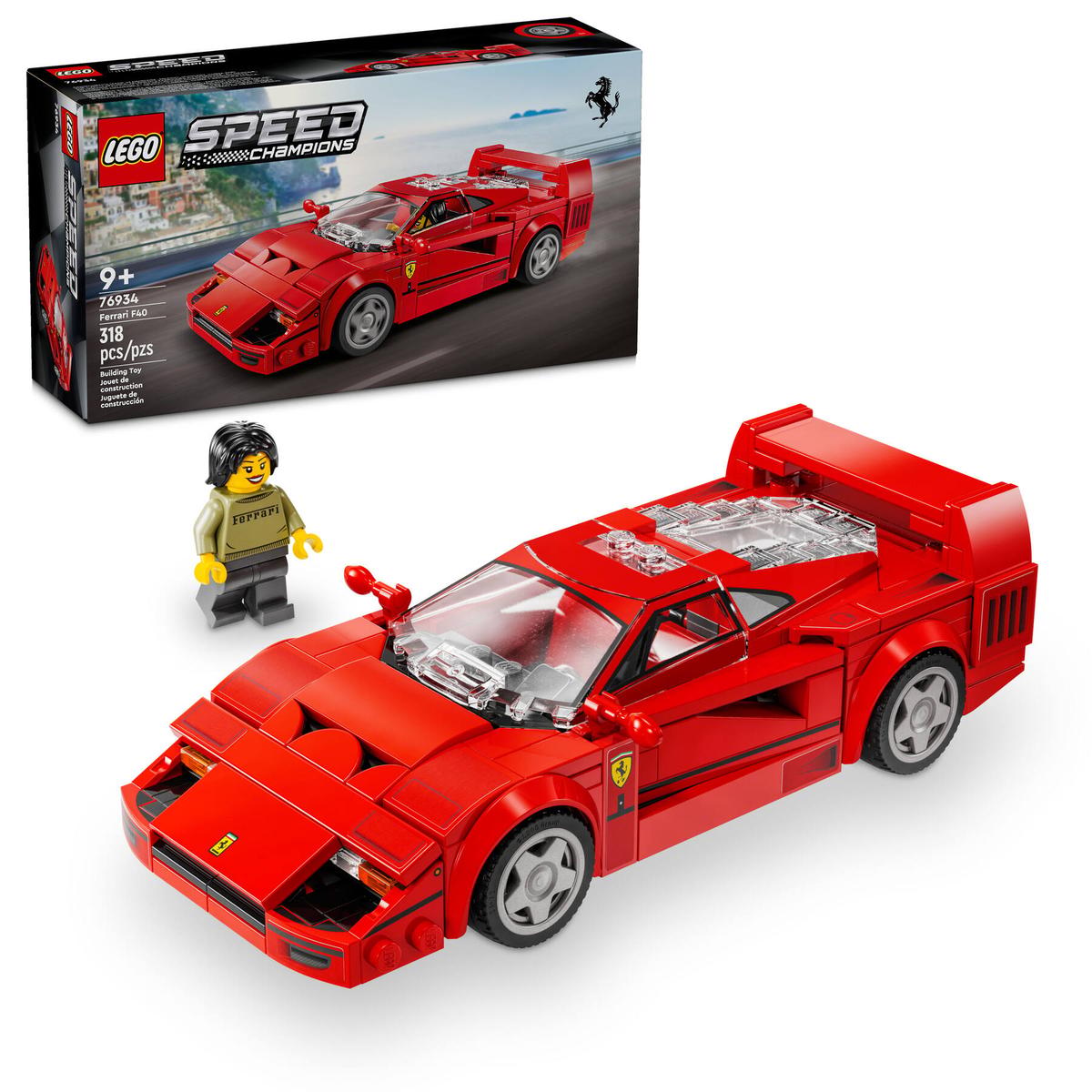 Speed Champions: Ferrari F40 Supercar 76934