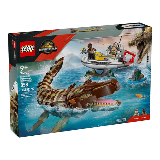 Jurassic World: Brick-Built Mosasaurus Boat Mission 76974