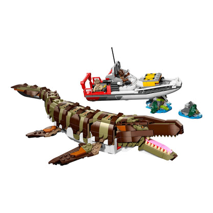 Jurassic World: Brick-Built Mosasaurus Boat Mission 76974