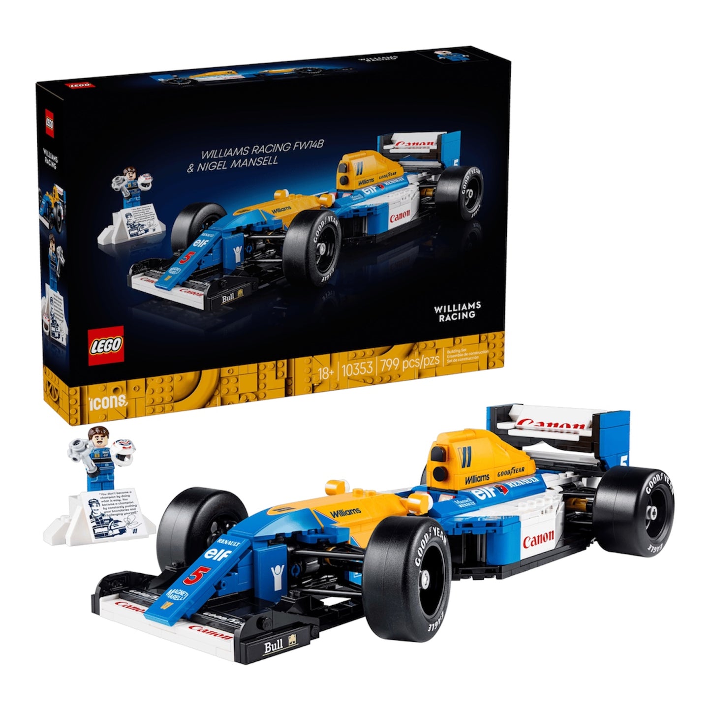 Icons: Williams Racing FW14B & Nigel Mansell 10353