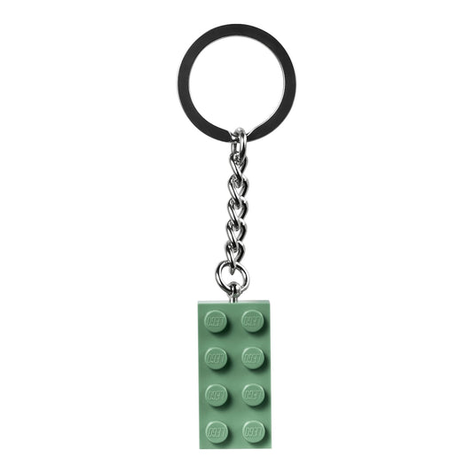 LEGO: 2x4 Sand Green Key Chain 854159