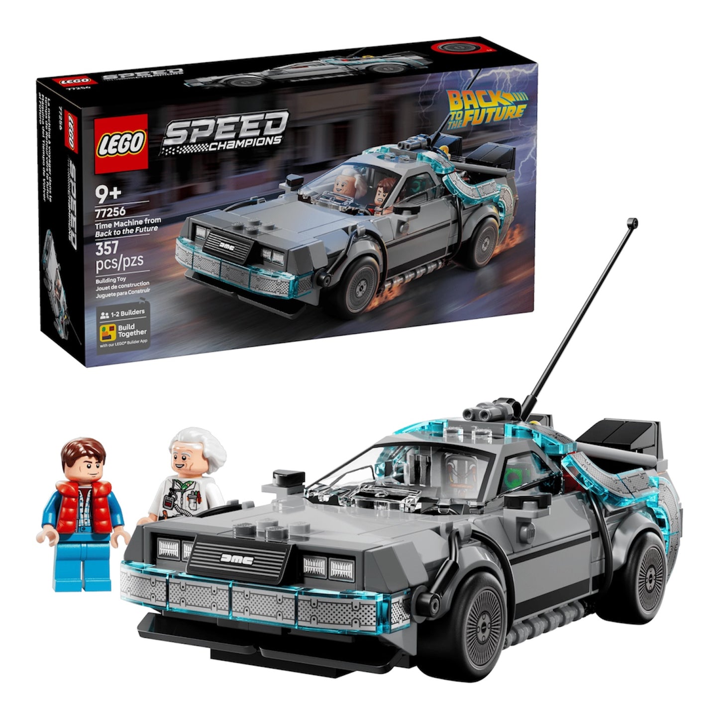 Speed Champions: Time Machine from Back to the Future 77256 (Delorean)
