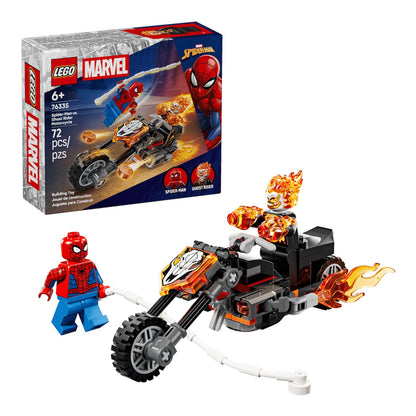 Marvel: Spider-Man vs. Ghost Rider Motorcycle 76335