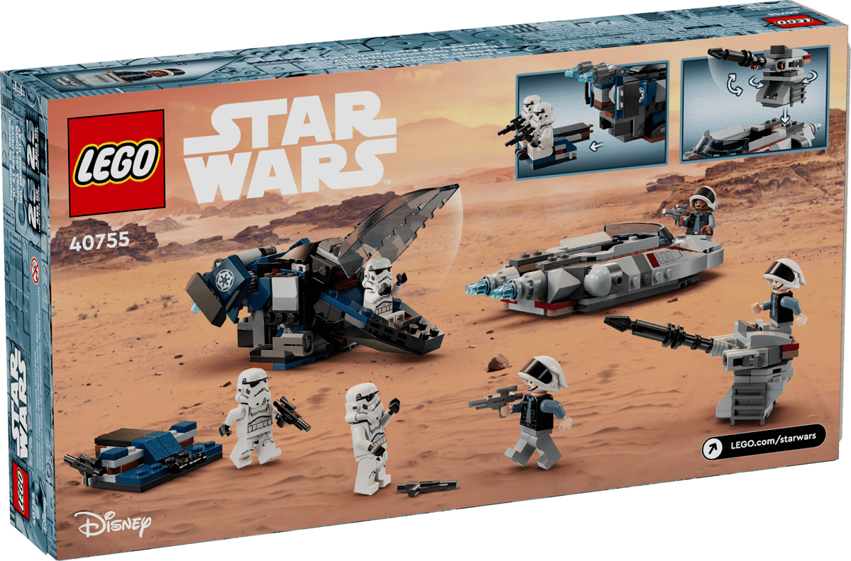 Star Wars: Imperial Dropship vs. Rebel Scout Speeder 40755