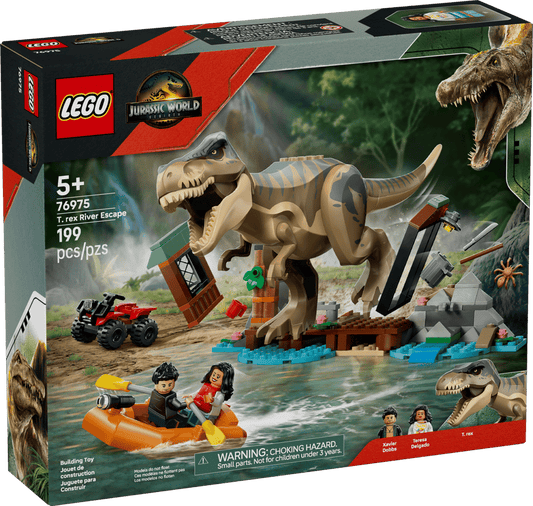 Jurassic World: T. rex River Escape 76975