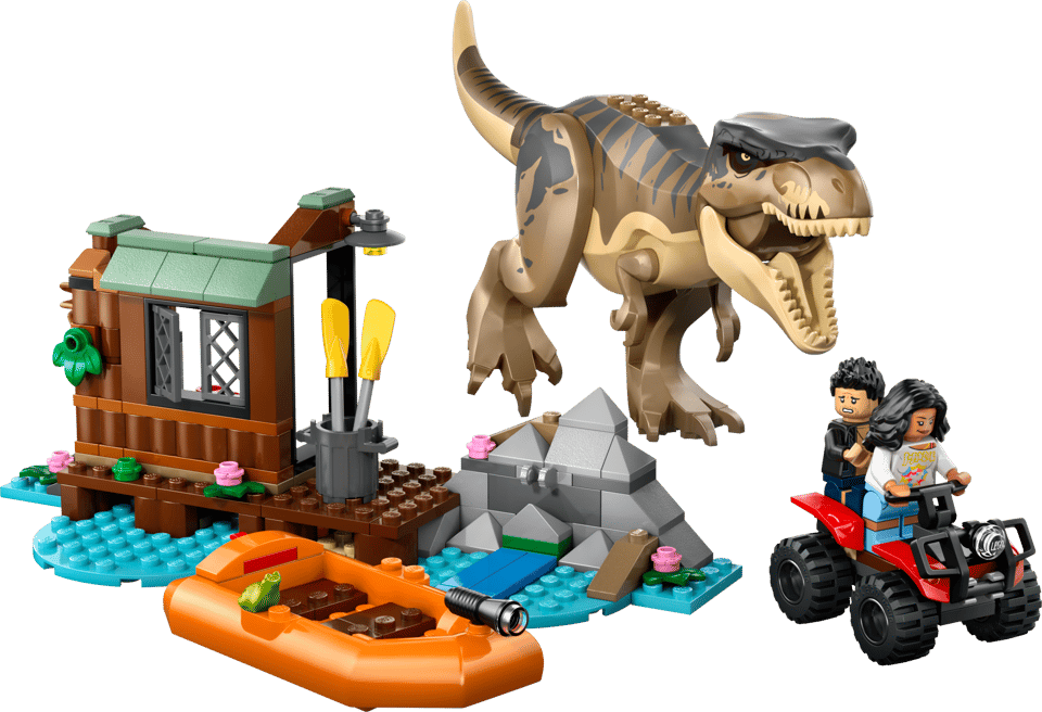 Jurassic World: T. rex River Escape 76975