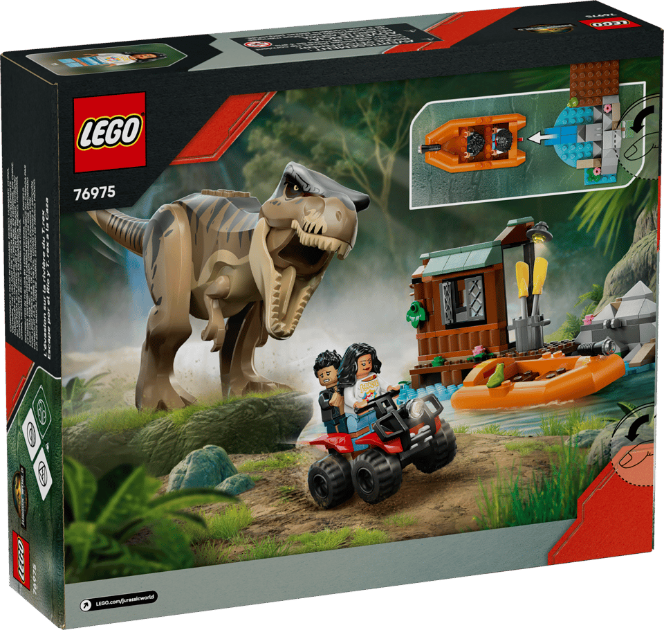 Jurassic World: T. rex River Escape 76975