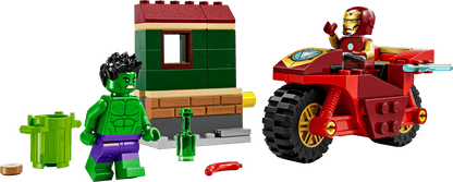 Marvel: Iron Man with Bike and The Hulk 76287