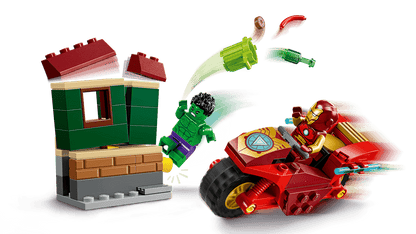 Marvel: Iron Man with Bike and The Hulk 76287