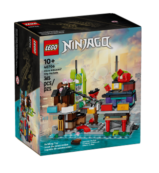LEGO Exclusives:  Micro NINJAGO CIty Markets 40706