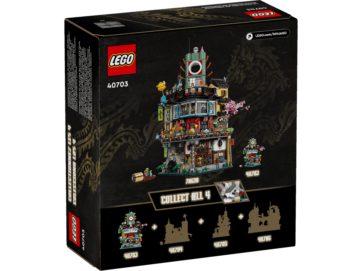 LEGO Exclusives:  Micro NINJAGO CIty 40703