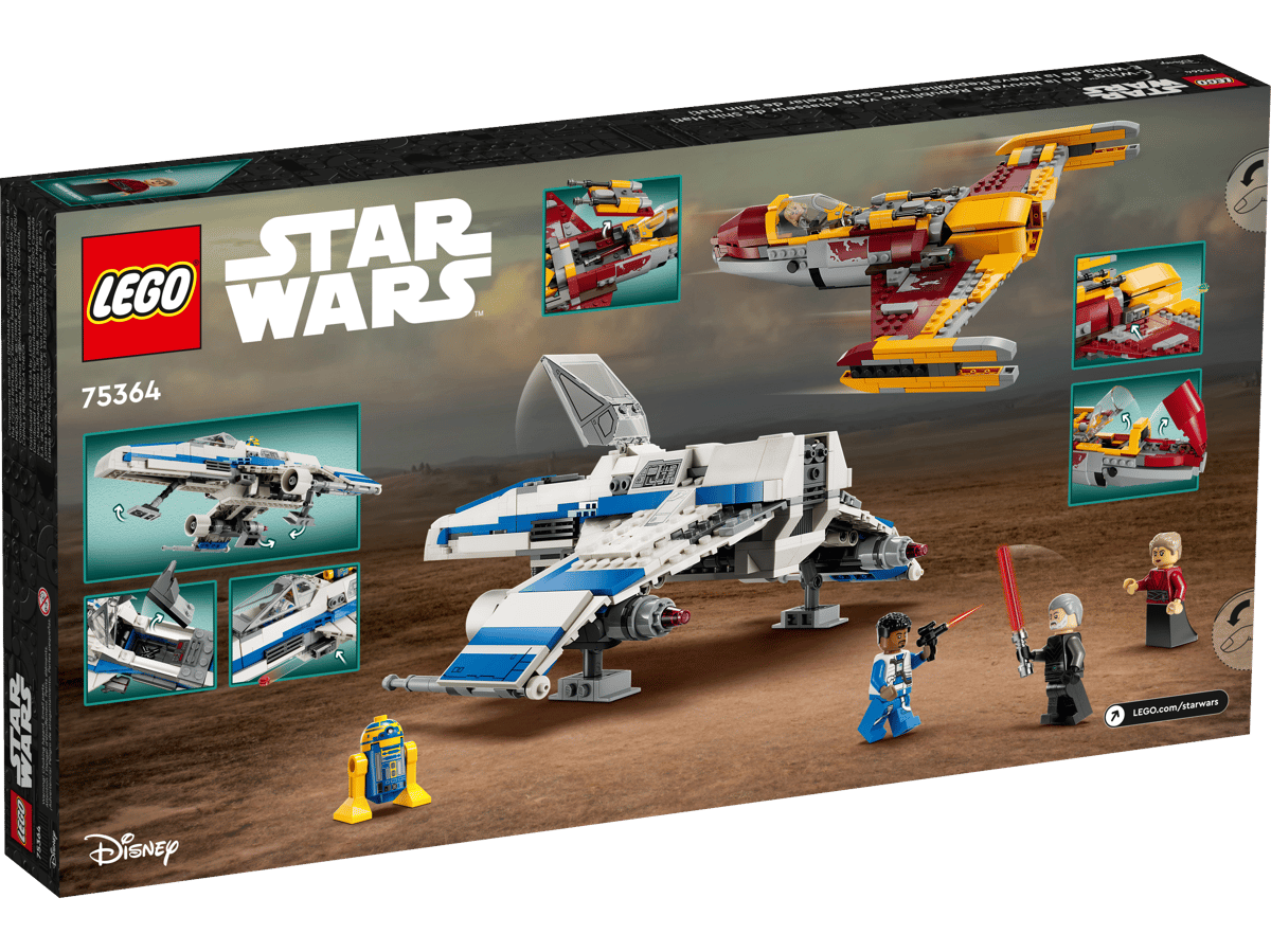 Star Wars:  New Republic E-Wing vs. Shin Hati's Starfighter 75364