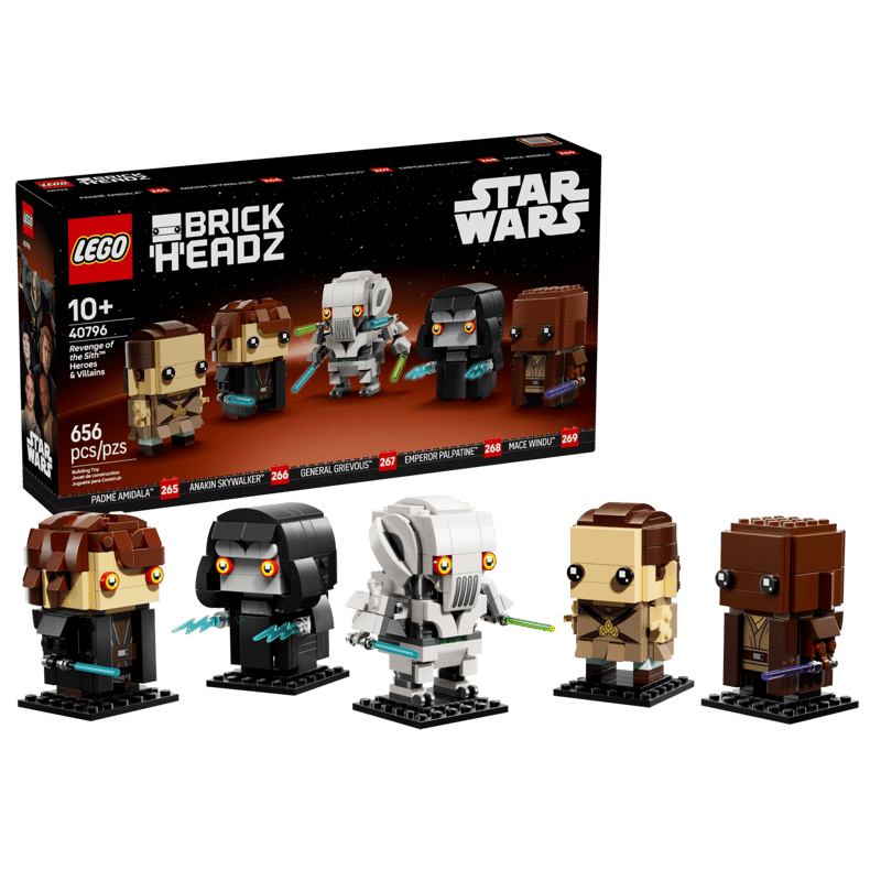 BrickHeadz:  Revenge of the Sith Heroes & Villains 40796