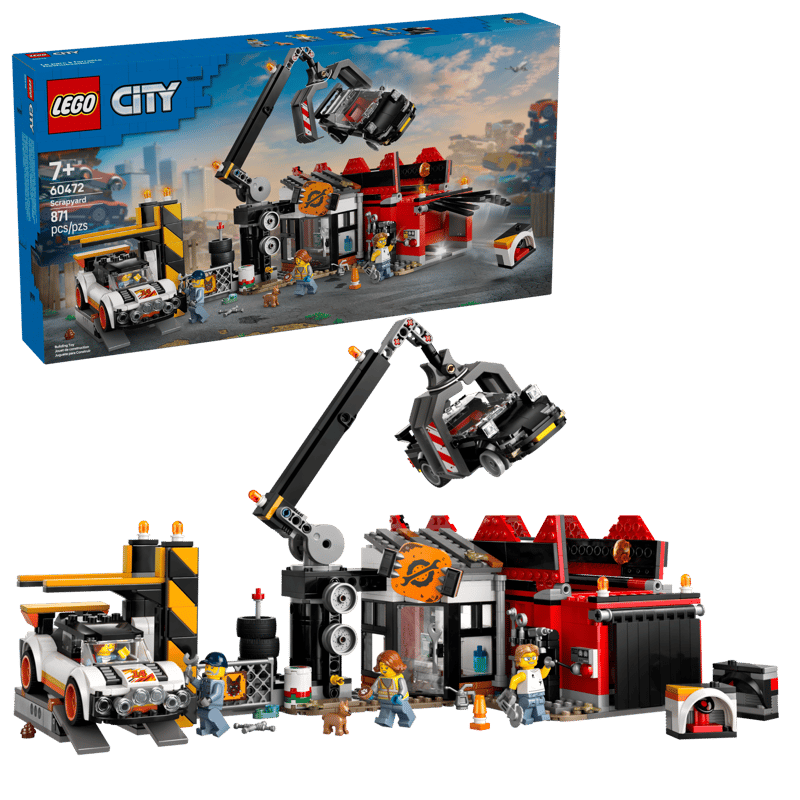 City:  Scrapyard with Cars 60472