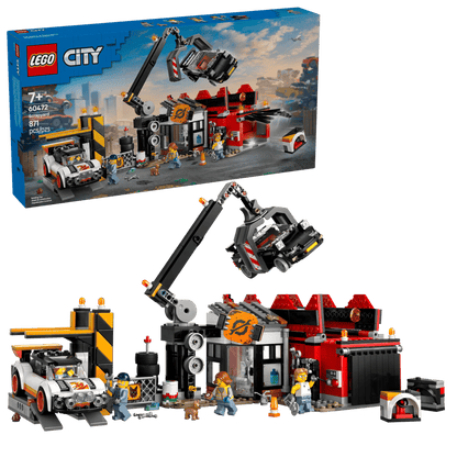 City:  Scrapyard with Cars 60472