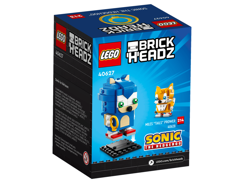 BrickHeadz:  Sonic the Hedgehog 40627