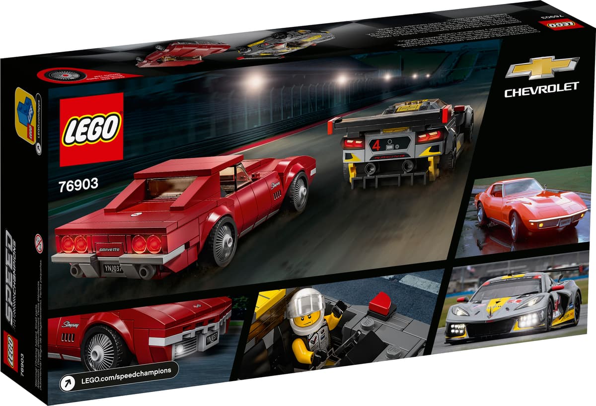 Speed Champions: Chevrolet Corvette C8.R Race Car and 1969 Chevrolet Corvette 76903