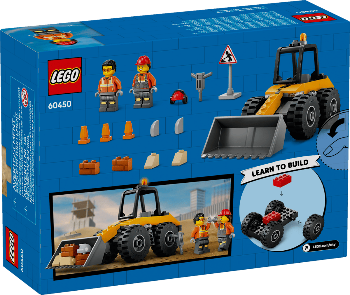 City: Yellow Construction Wheel Loader 60450