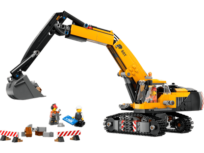 City Yellow Construction Excavator 60420