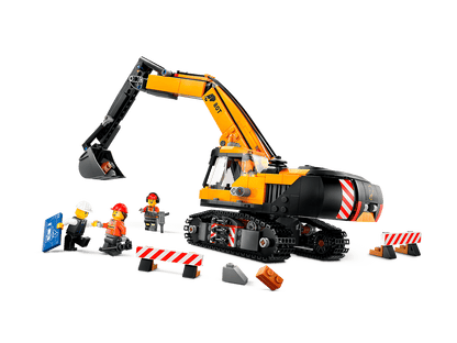 City Yellow Construction Excavator 60420