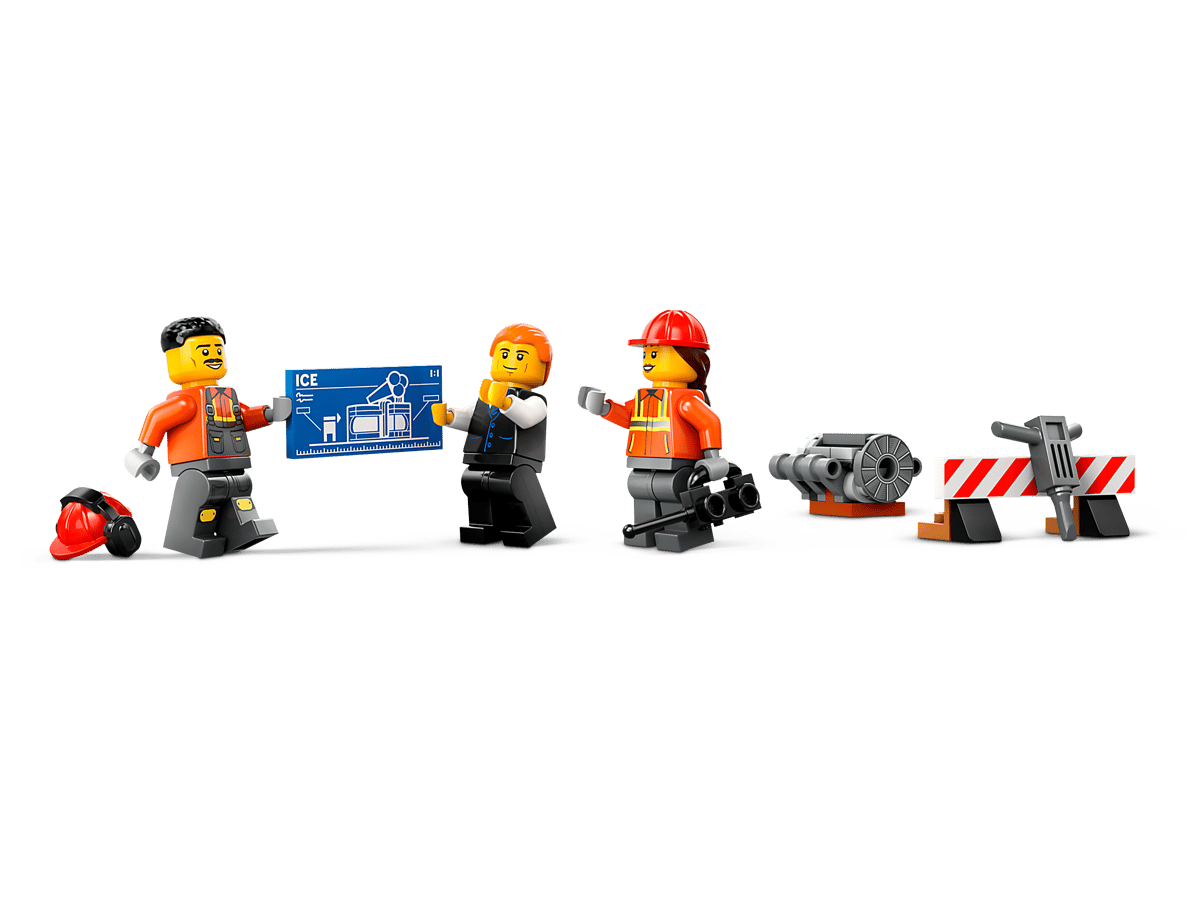 City Yellow Construction Excavator 60420
